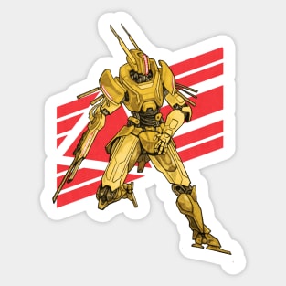 Jackrabbot Yellow Red Sticker